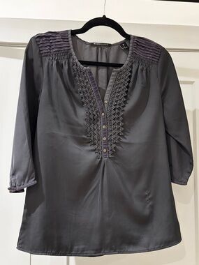 Scotch & Soda Gray button up Blouse, size 1